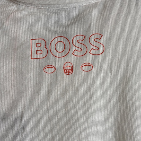 BOSS X NFL Chicago Bears COTTON SHIRT WITH COLLABORATIVE BRANDING Large NWT - Picture 12 of 12